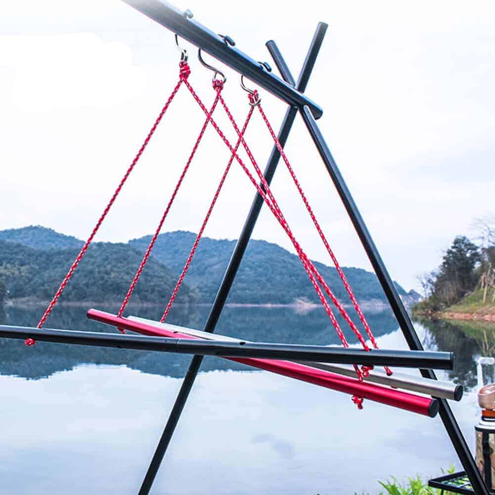 Adjustable Width Folding Portable Laundry Multifunctional Lightweight Aluminum Alloy Home Outdoor Camping Clothes Hanger Dryer
