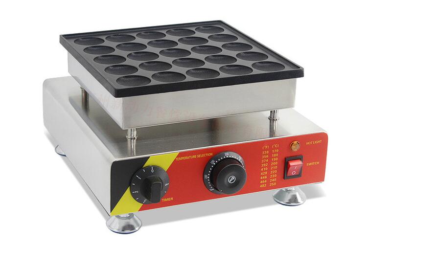 800W Commercial Waffle Furnace 25-hole muffins Waffle maker Single head waffle furnace 110V/220V