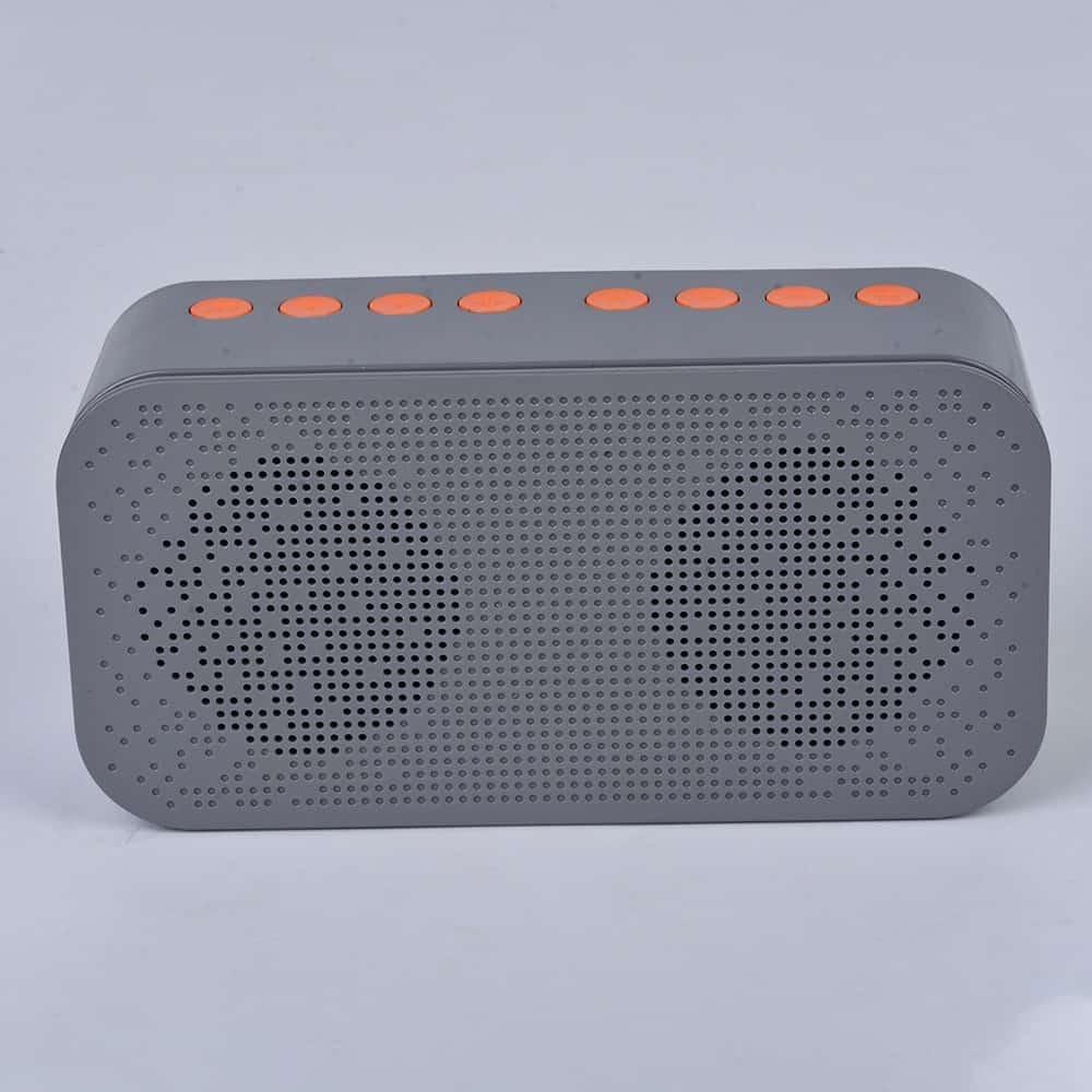 2020 HOT Alarm Clock Portable LED Mirror Digital Bluetooth 5.0 Speakers Alarm Clock MP3 FM Radio Black NEW