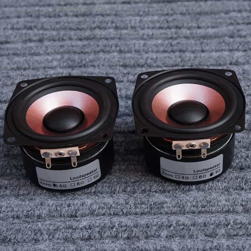 2.5 inch powerful Bluetooth Speaker Unit 4 ohm 8ohm Audio Soundbar Subwoofer pc computer speakers DIY HIFI Portable Speaker 2pcs