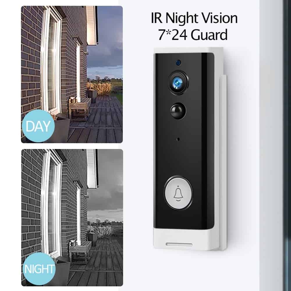 Tuya APP 2MP Doorbell Camera WIFI Security CCTV Camera Mini Wireless Smart Home Door Bell Camera 1080P Doorbell IR Night Vision