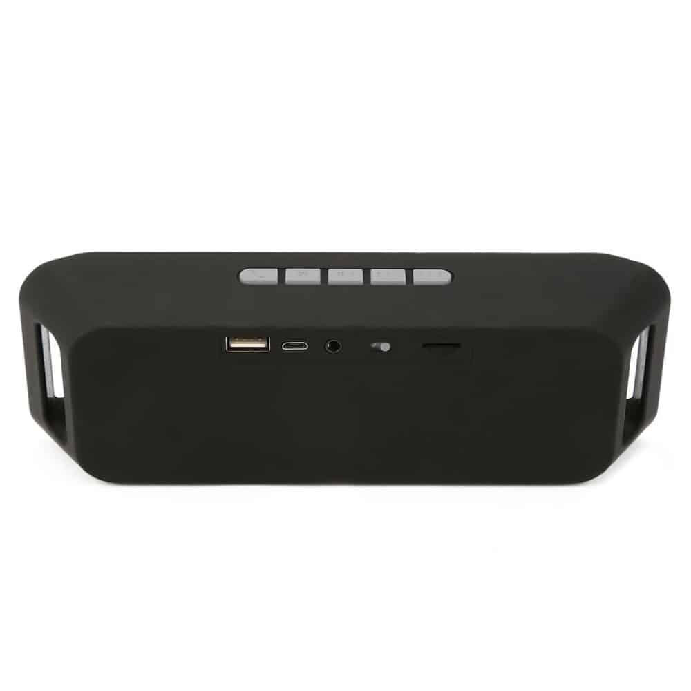 S208 Bluetooth Speaker Wireless Recharegable Stereo Loudspeakers USB Charging Mini FM Radio Multifunctional Sound Boombox 3W