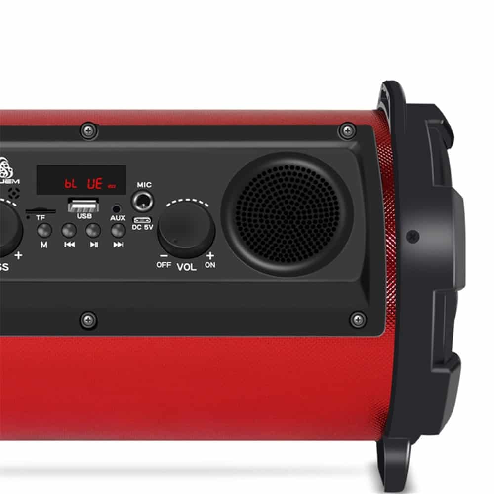 HYASIA Portable bluetooth speaker High Power 15W BT Soundbar Wireless Column Outdoor Subwoofer Support Mic Move KTV PK Boombox
