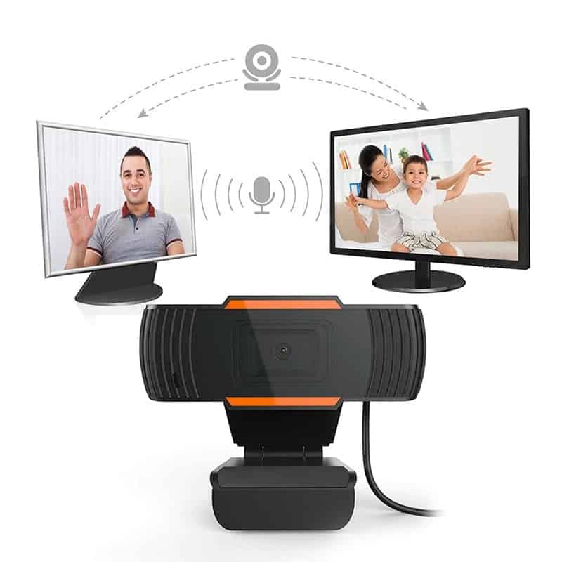 30 Degrees Rotatable 2.0 HD Webcam USB Camera Video Recording Web Camera With Microphone For PC Computer Web Camera