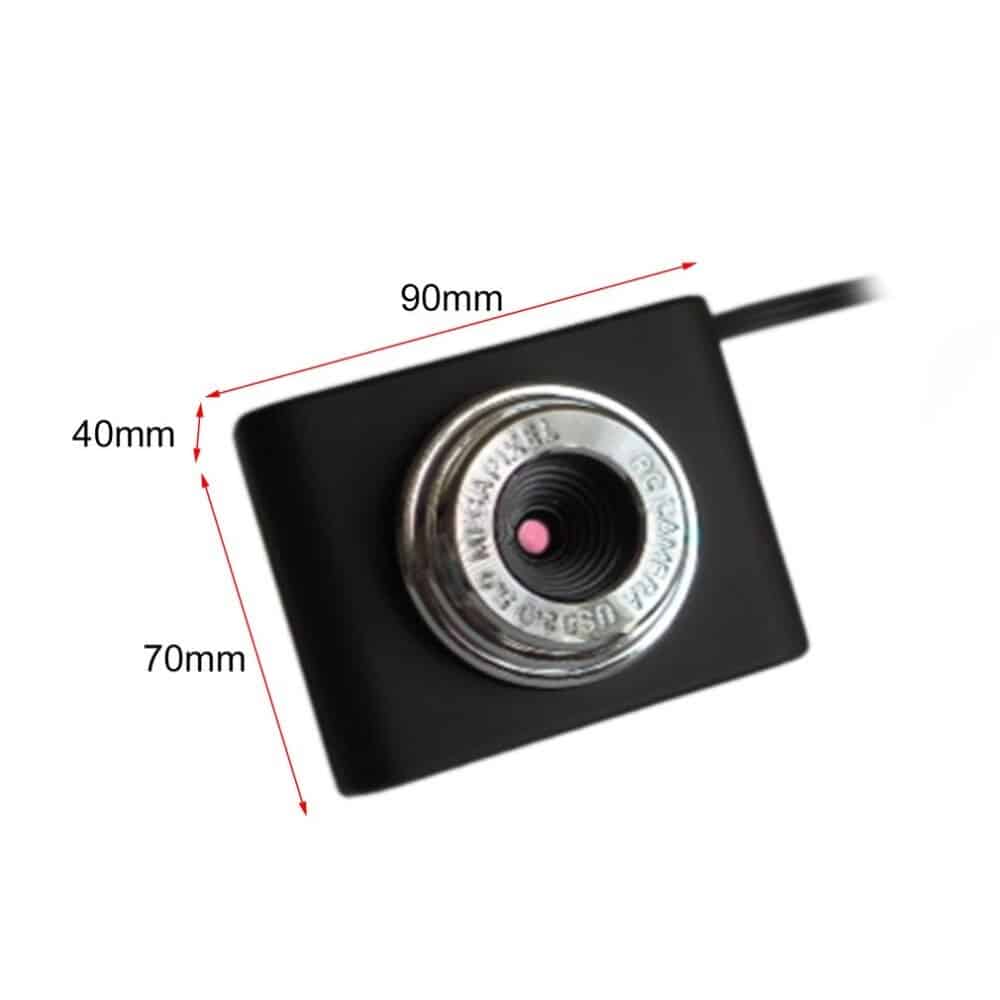 New 8 Million Pixels Mini Webcam HD Web Computer Camera with Microphone for Desktop Laptop USB Plug and Play for Video Calling