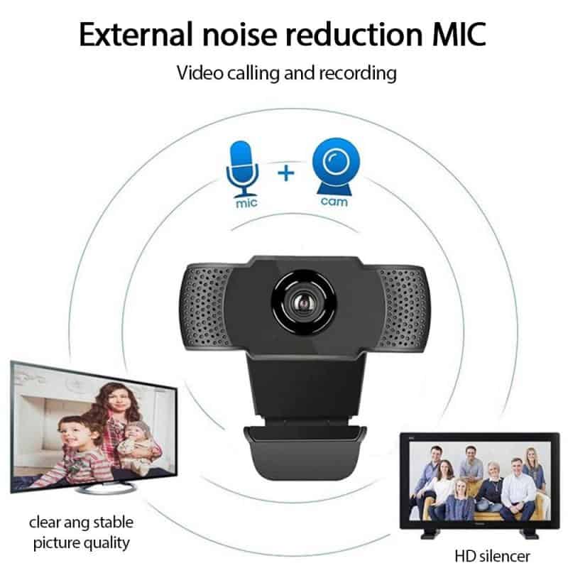 720P/1080P HD Webcam Web Camera With Microphone USB2.0 Cameras For Live Broadcast Video Calling Conference Work Web Cam