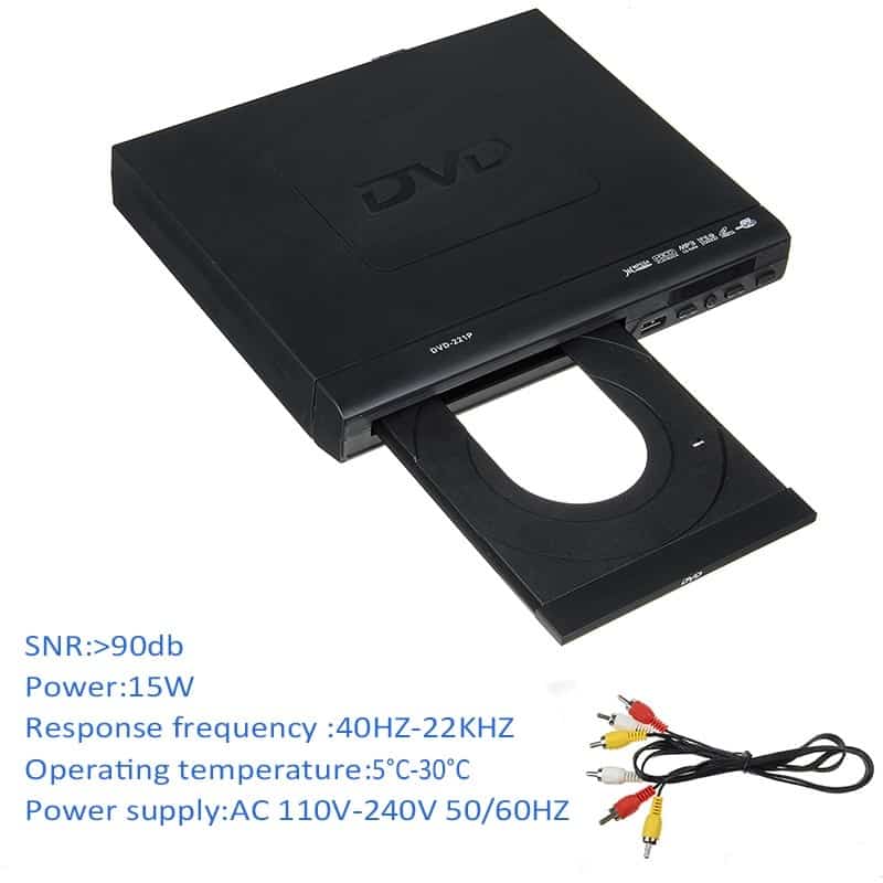 Home 1080P HD DVD Player hdmi USB Multimedia Digital DVD TV Support HDMI CD SVCD VCD MP3 MP4 Video