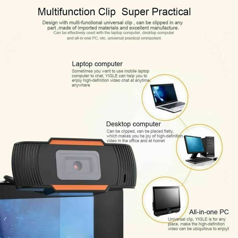 1 Pc Newest High Quality USB 2.0 PC Camera 1080P Video Record HD Webcam Web Camera With MIC For Computer For PC Laptop Skype MSN