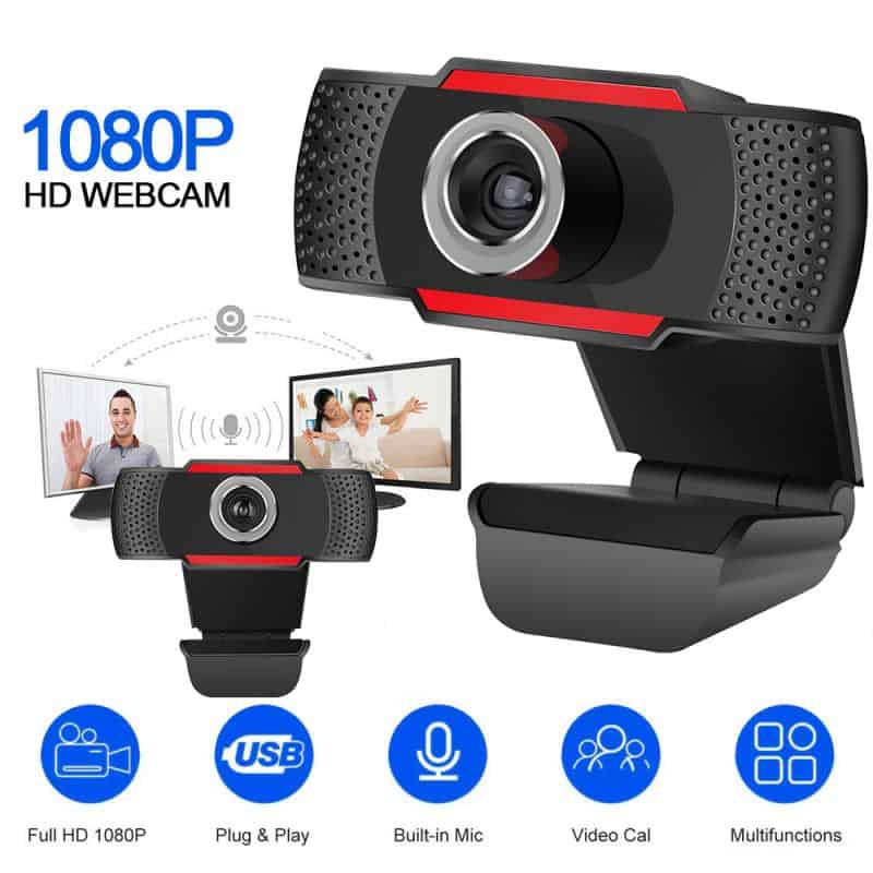 2020 NEW Rotatable HD Webcam PC Mini USB 2.0 Web Camera Video Recording High Definition With 1080P/720P/480P True Color Images