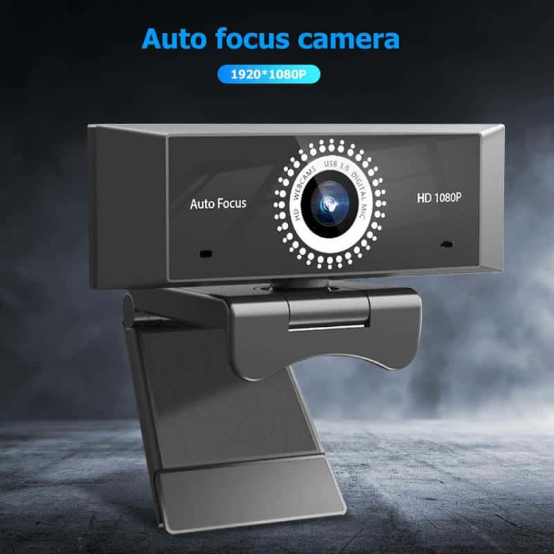 USB 2.0 2MP 1080P HD Webcam Auto Focus AF Drive-free Computer Web Camera Built-in Mic Web Cam For Video Conference Online Live