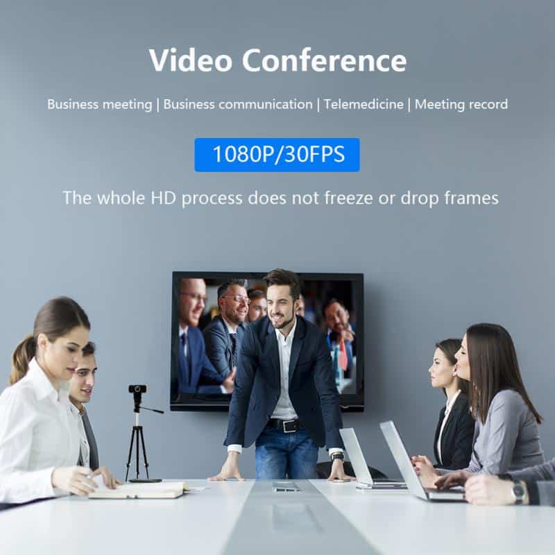 HD 1080P Webcam Built-in Microphone Smart Web Camera USB For Windows 2000 / XP / Win7 / Win8 / Win10/ Android TV