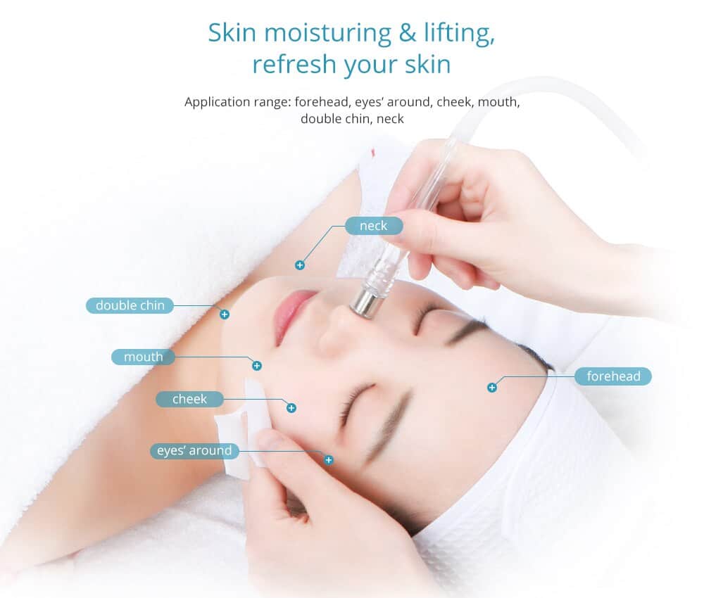 3 in 1 Diamond Dermabrasion Microdermabrasion Skin Rejuvenation Spray Moisturize Facial Peeling Machine