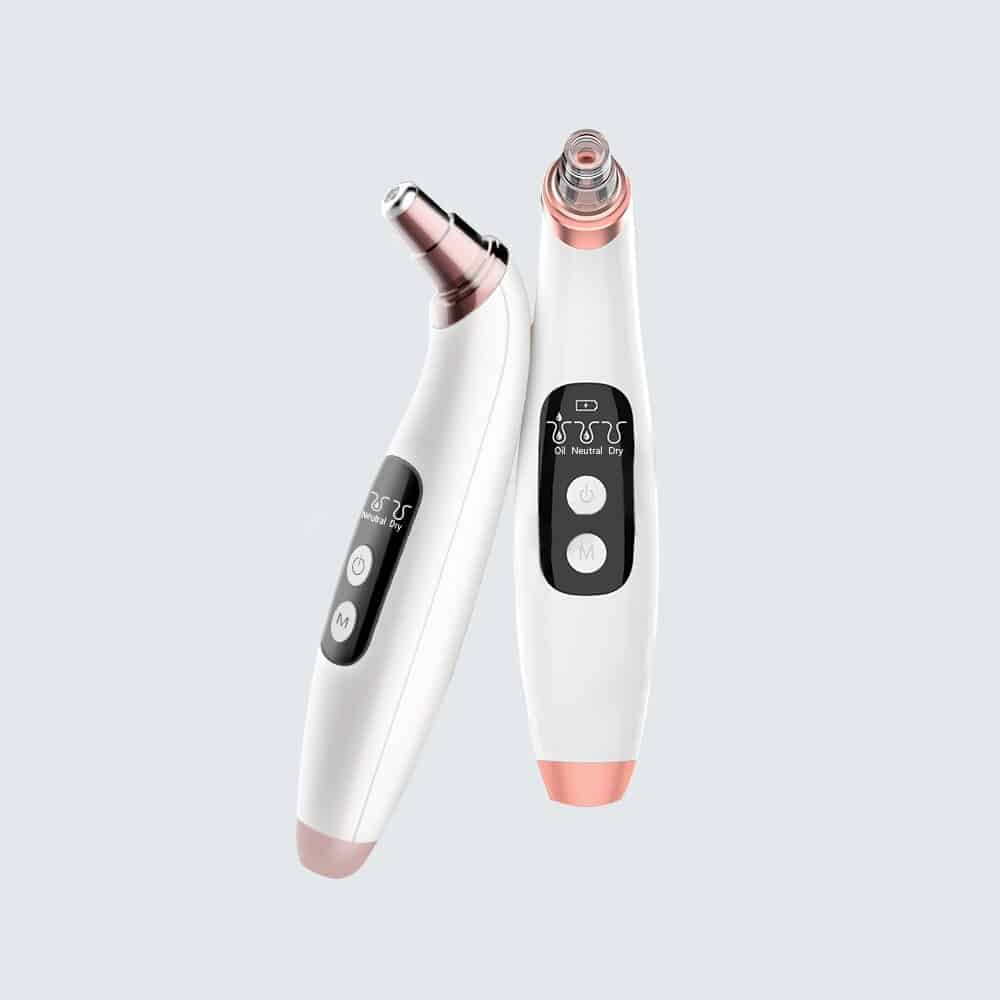 WiFi Camera Visual Face Blackhead Remover Vacuum Suction Pore Cleaner Face Deep Nose Cleasning Pimple Removal With 5 Heads Tool