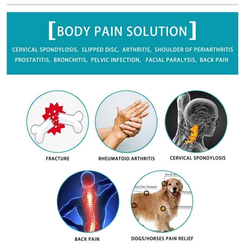 low level laser therapy device pain management Cold laser stimulation reduce body pain arthritis prostate