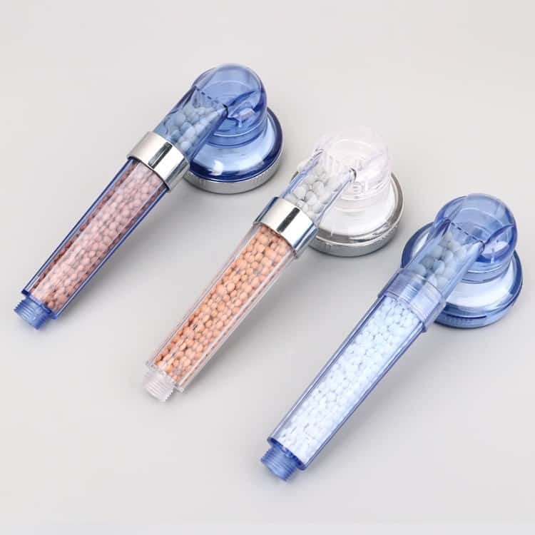 3 Modes High Pressure Massage Water Therapy Rainfall Shower Head Anion Filter Balls Water Saving Bathroom Filter Shower Nozzle
