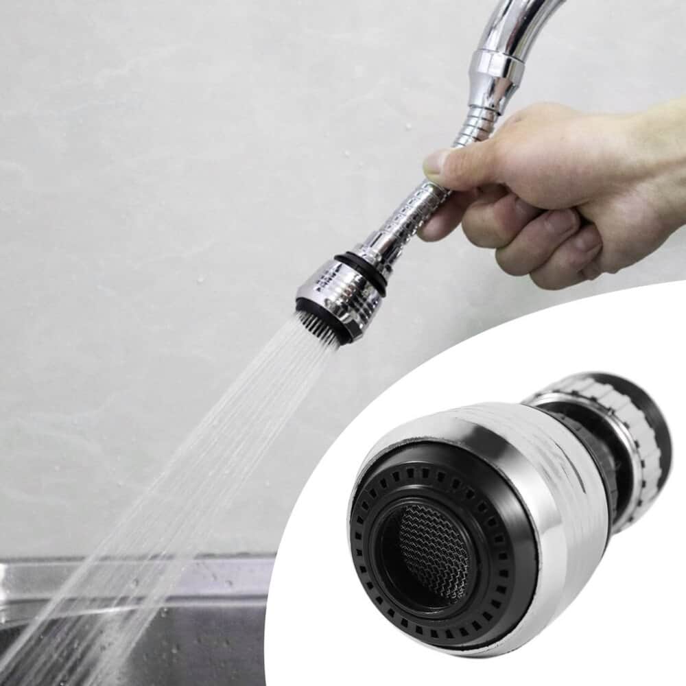 360 Rotate Faucet Nozzle Filter Adapter Tap Aerator Spray Water Saving Water Bubbler Swivel shower Head Device For Kitchen Bath
