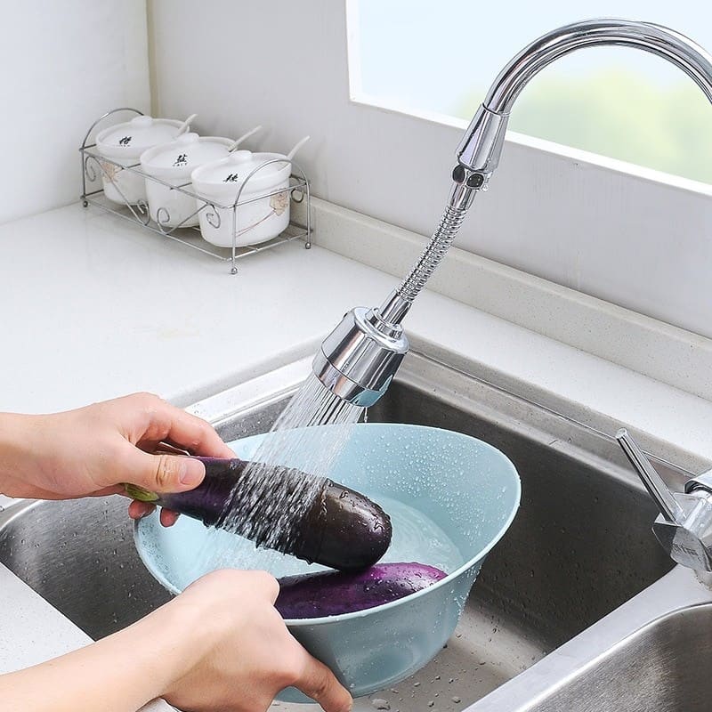 Adjustable 360 Degree Kitchen Household Tap Faucet Shower Head Rotating Splash Splash Water Saving Device Bathroom Accessories