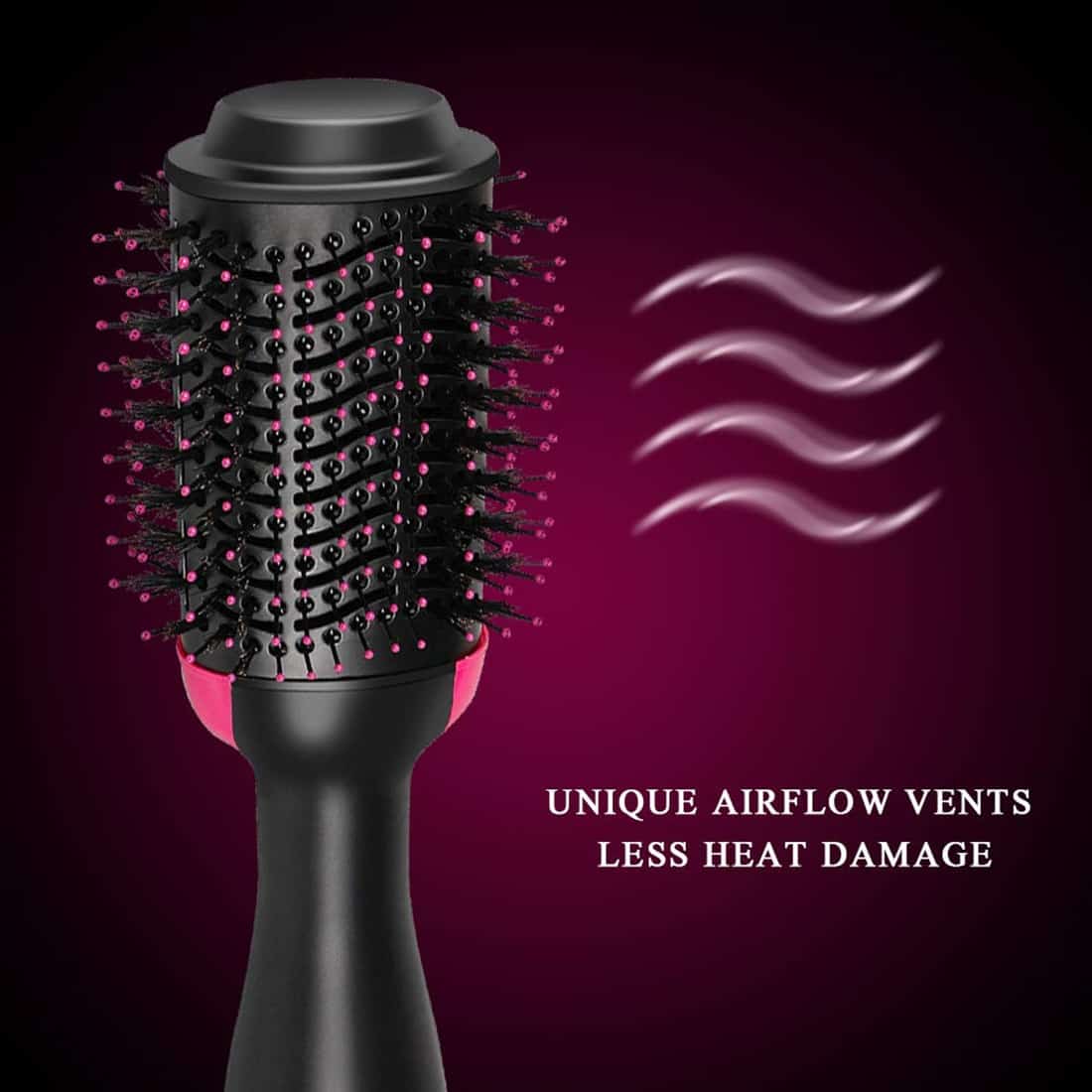 3 in 1 Hair Dryer Hot Air Comb Straightening Curling Brush Multifunctional Hair Straightener Hot Air Brush Salon Styling Tools