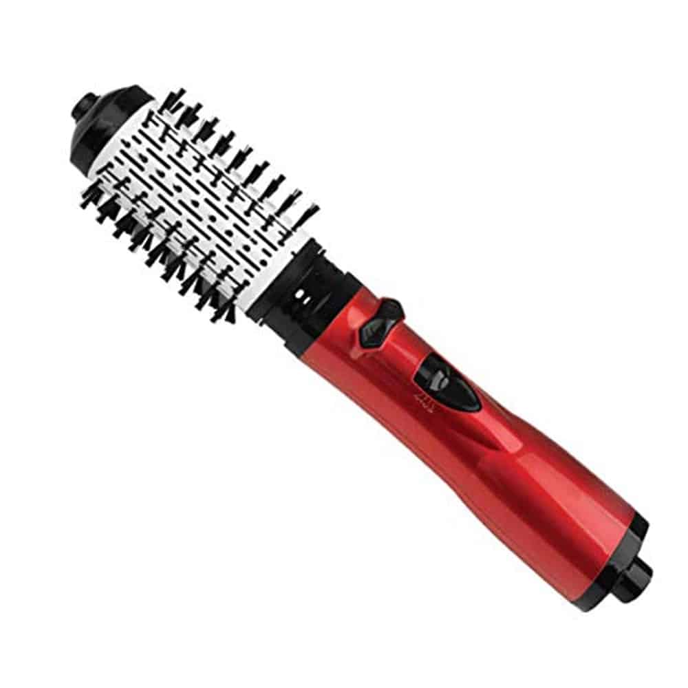 2 in 1 Multifunction Hot Hair Comb Dryer Volumizer Rotating Roller Brush Salon Hot Air Paddle Styler Straightener Curler Comb