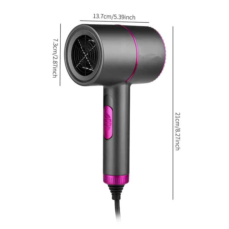 Professional Salon hair dryer brush 2 in 1 Hot Air Brush Hair Dryers Negative Ionic dryer for hair Blow Dryer Strong Wind