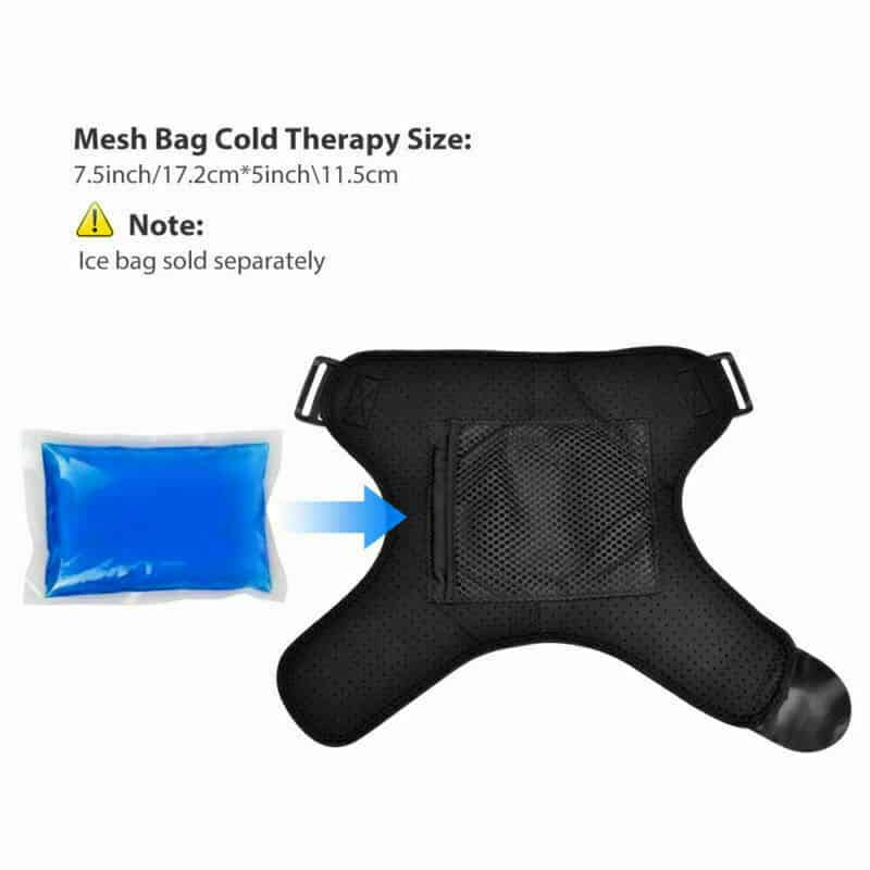 3 Modes Temperature Adjustable USB Heated Shoulder Wrap Heating Pad Shoulder Support Brace Cold Therapy Decrease Shoulder Pain