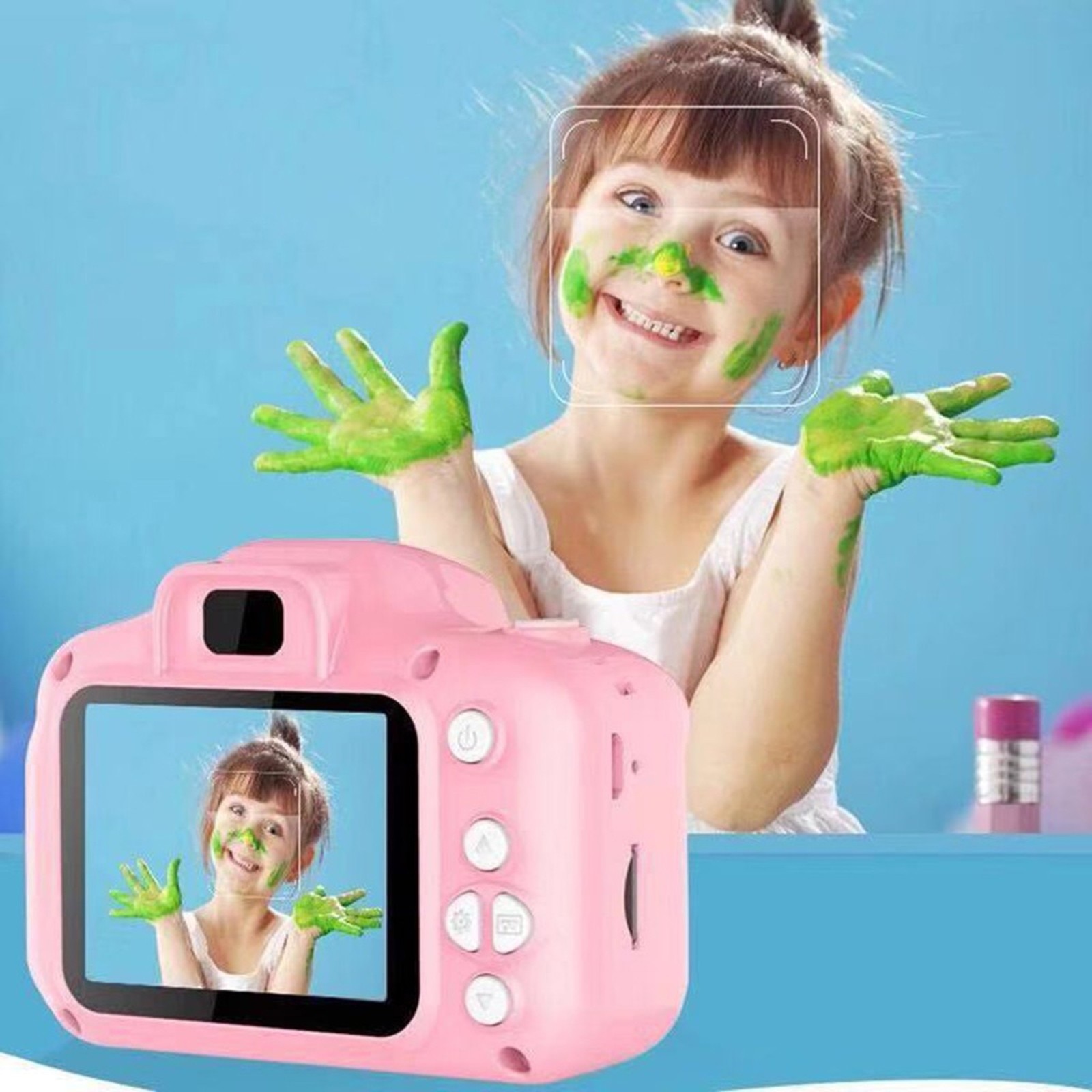 Digital HD 1080P 13 mega pixels Kids Camera Toys 2.0 Inch Color Display Kid Birthday Gift Toys For Children Video Camera Toys