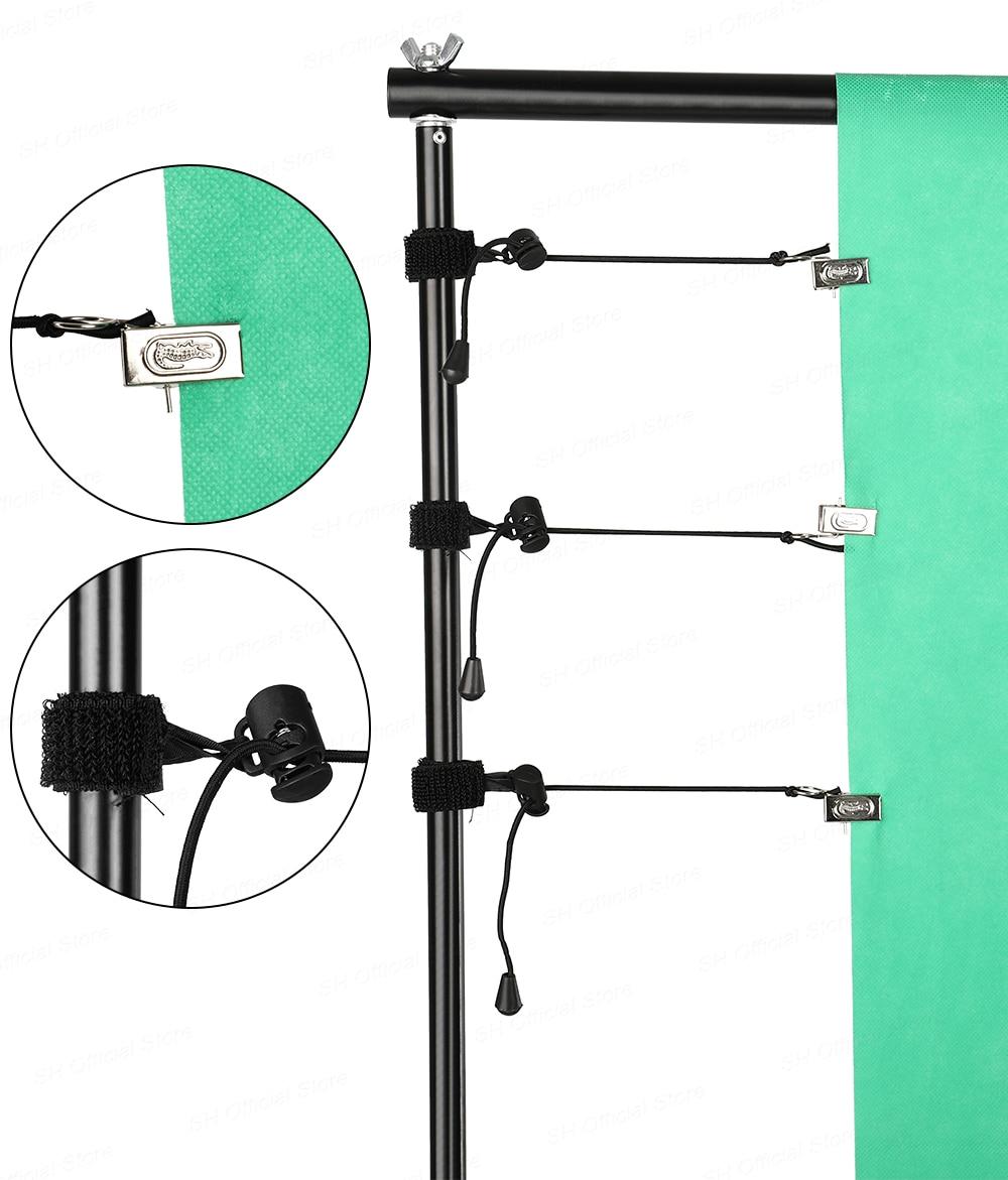 Background Stand Photography Green Screen Backdrops Chromakey Support System Frame Carry Bag Use For Photo Studio Stand Video