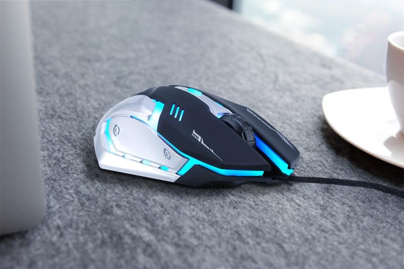 Professional Wired Gaming Mouse 6 Button 3200DPI LED Optical USB Computer Mouse Game Mice Silent Mouse Mause For PC laptop Gamer