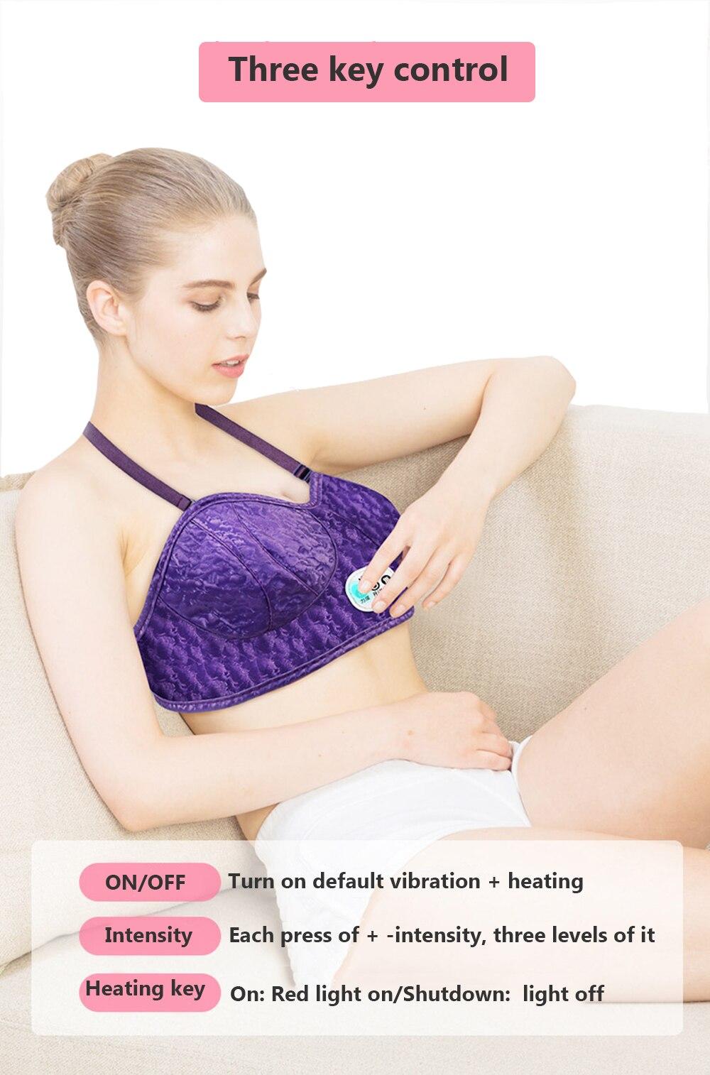 Electric Wireless Breasts Enlarge Massager Chest Massager Lifting and Anti Sagging Enhancing Device for Home Use Breast Massage