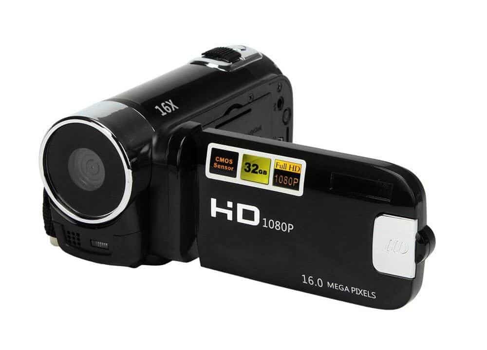 Full HD 1080P Video Camera Professional Digital Camcorder 2.7 Inches 16MP High Definition ABS FHD DV Cameras 270 Degree Rotation