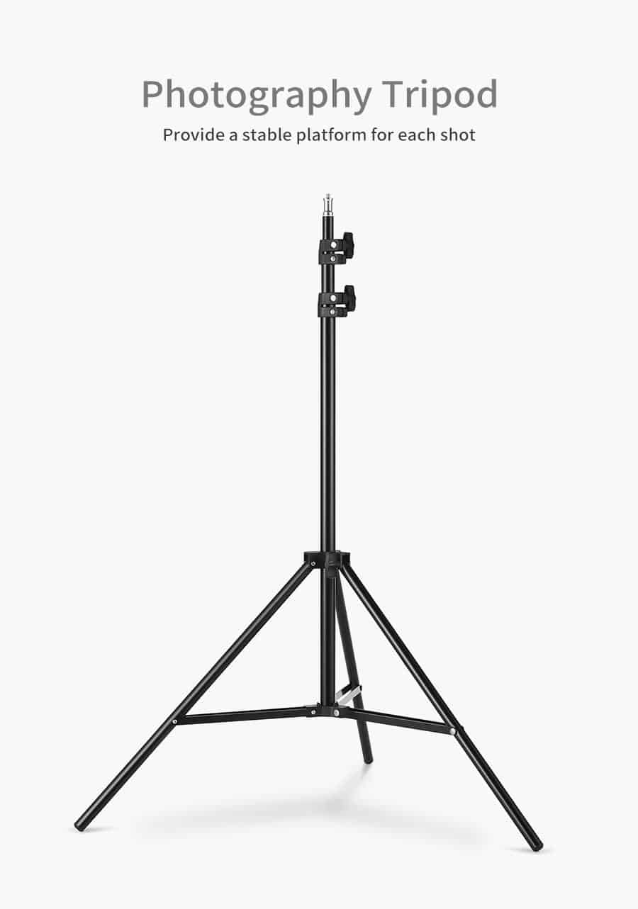 2M 1/4 Screw Light Stand Tripod For Photo Studio Softbox Video Flash Umbrellas Reflector Lighting Bakcground Stand