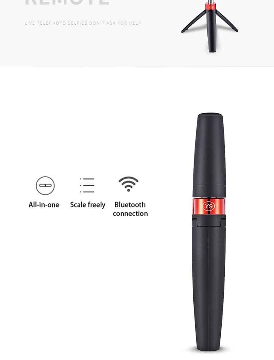 Wireless Bluetooth 3 in 1 Selfie Stick with Tripod Foldable Bracket Handheld Video Live Monopod for Phone Self-Timer Artifact