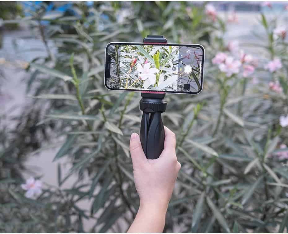 Ulanzi MT-17 Mini Tripod For Phone Camera DSLR SLR Portable Tripod With Phone Holder Stand 360° Rotatable Ballhead 1/4'' Screw