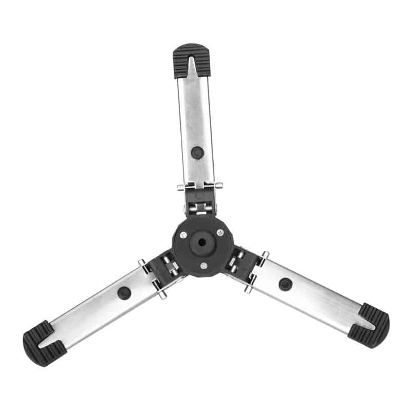 Monopod Stand Base-Three-Legged Tripod Supporting Holder with Standard 3/8-16 Female to 1/4-20 Male Tripods for DSLR Cameras