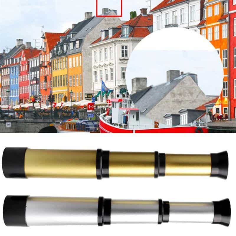 Portable Pirate Toys hildren Telescope Zoomable Pocket Monocular Spyglass Portable Outdoor Tools Camping Hunting Fishing kids