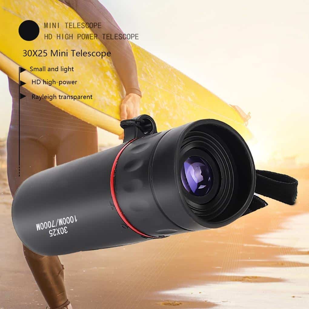 Outdoor Kiking 30x25 HD Mini Portable Focus Binoculars Telescope Optical Monocular Concerts Sightseeing