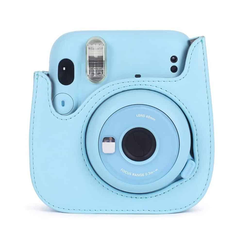 For Fujifilm Instax Mini 11 Accessories 12 in 1 Bundle Set PU Leather Camera Case Cover Shoulder Bag Album Photo Frames Stickers